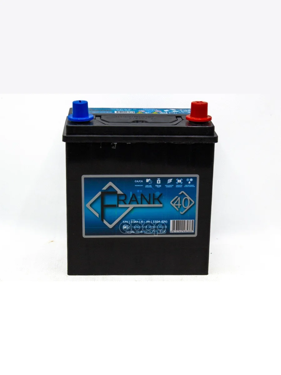 Аккумулятор  40 Frank Jis Прямая Полярность FRANK арт. FR040.1B19  в Перми Пермском крае
