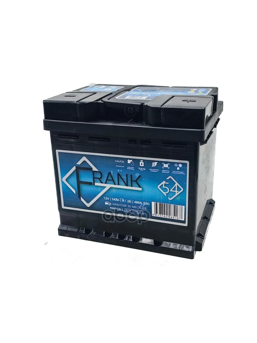 Аккумулятор  54 Frank Обратная Полярность FRANK арт. FR054.0L1  в Керчи Республика Крым