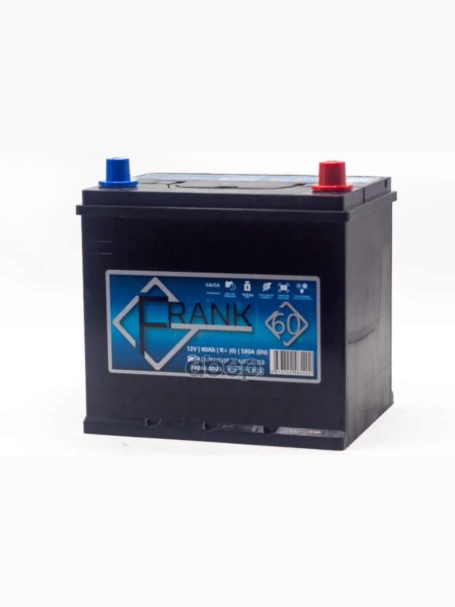 Аккумулятор  60 Frank Jis Обратная Полярность FRANK арт. FR060.0D23  в Керчи Республика Крым