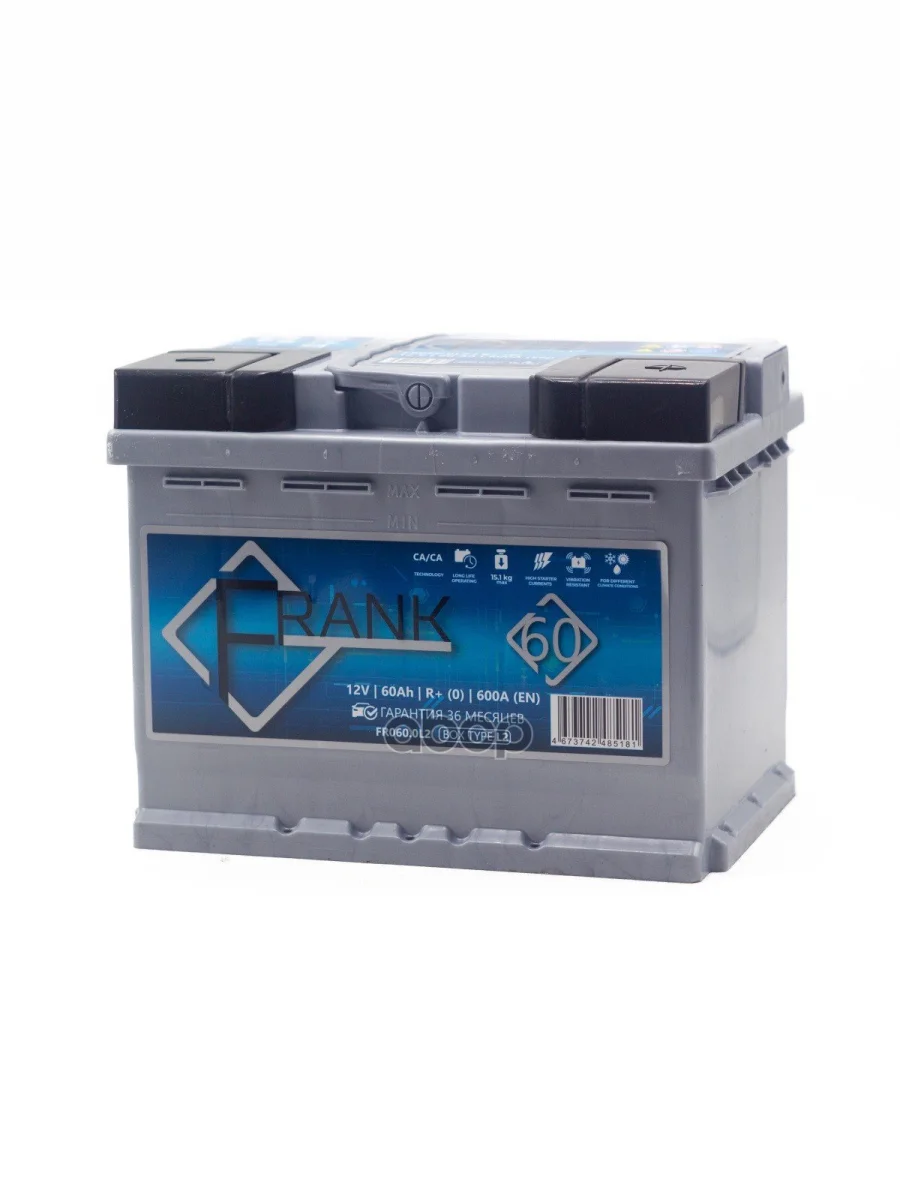 Аккумулятор  60 Frank Обратная Полярность FRANK арт. FR060.0L2  с доставкой в г. Пермь