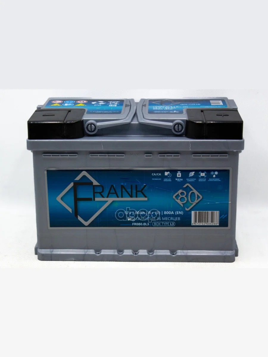 Аккумулятор  80 Frank Обратная Полярность FRANK арт. FR080.0L3  в Перми Пермском крае