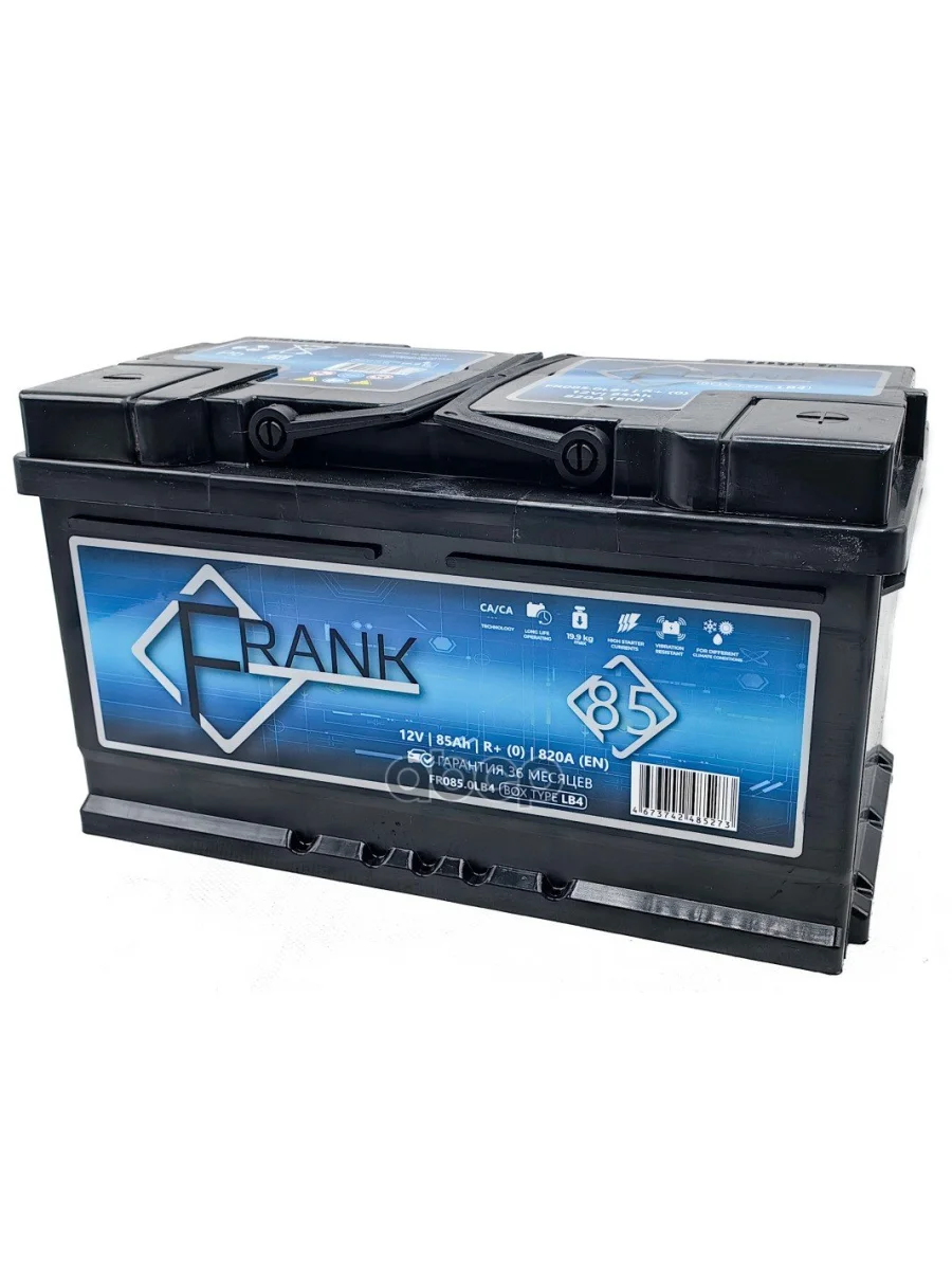Аккумулятор  85 Frank Обратная Полярность(Низкий) FRANK арт. FR085.0LB4  в Перми Пермском крае