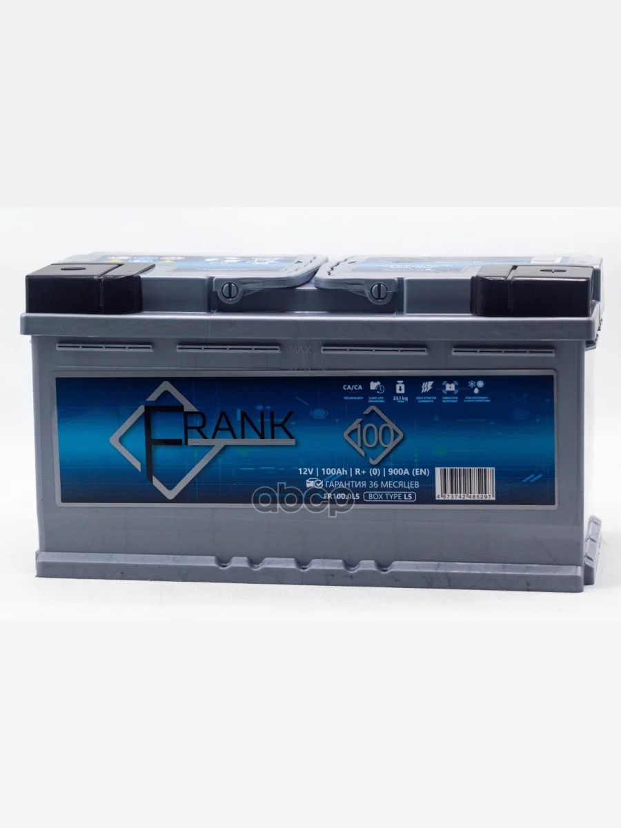 Аккумулятор 100 Frank Обратная Полярность FRANK арт. FR100.0L5  в Перми Пермском крае
