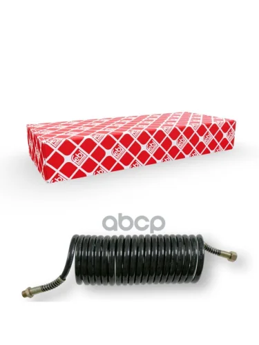 Шланг Воздушный (Шланг Пневмо Витой Чёрный L=4000 Внут. Резьба: M18 X 1,5 Наруж. Резьба: M16 X 1,5 [ Febi арт. 05448