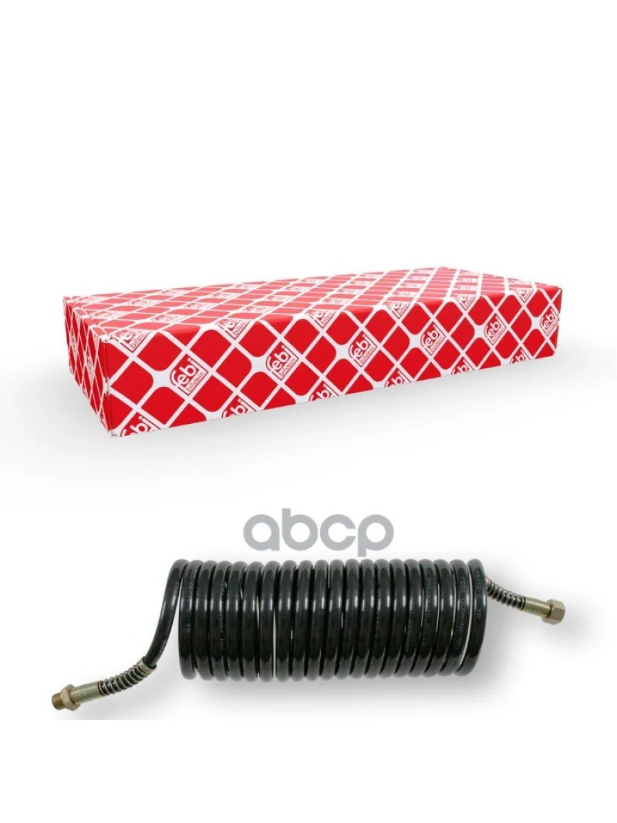 Шланг Воздушный (Шланг Пневмо Витой Чёрный L=4000 Внут. Резьба: M18 X 1,5 Наруж. Резьба: M16 X 1,5 [ Febi арт. 05448  в Керчи Республика Крым