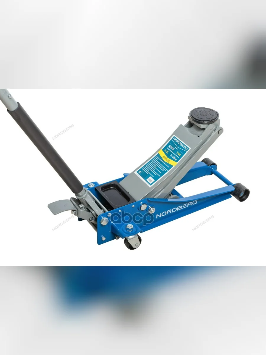 Домкрат Гидравлический Подкатной 3Т (75-500 Мм) С Низким Подхватом Двухштоковый Nordberg (N32032) Nordberg арт. N32032  в Перми Пермском крае