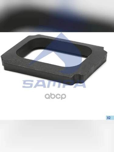 Пластина Кронштейна Рессоры Bpw  72.5X60x12 SAMPA арт. 071045