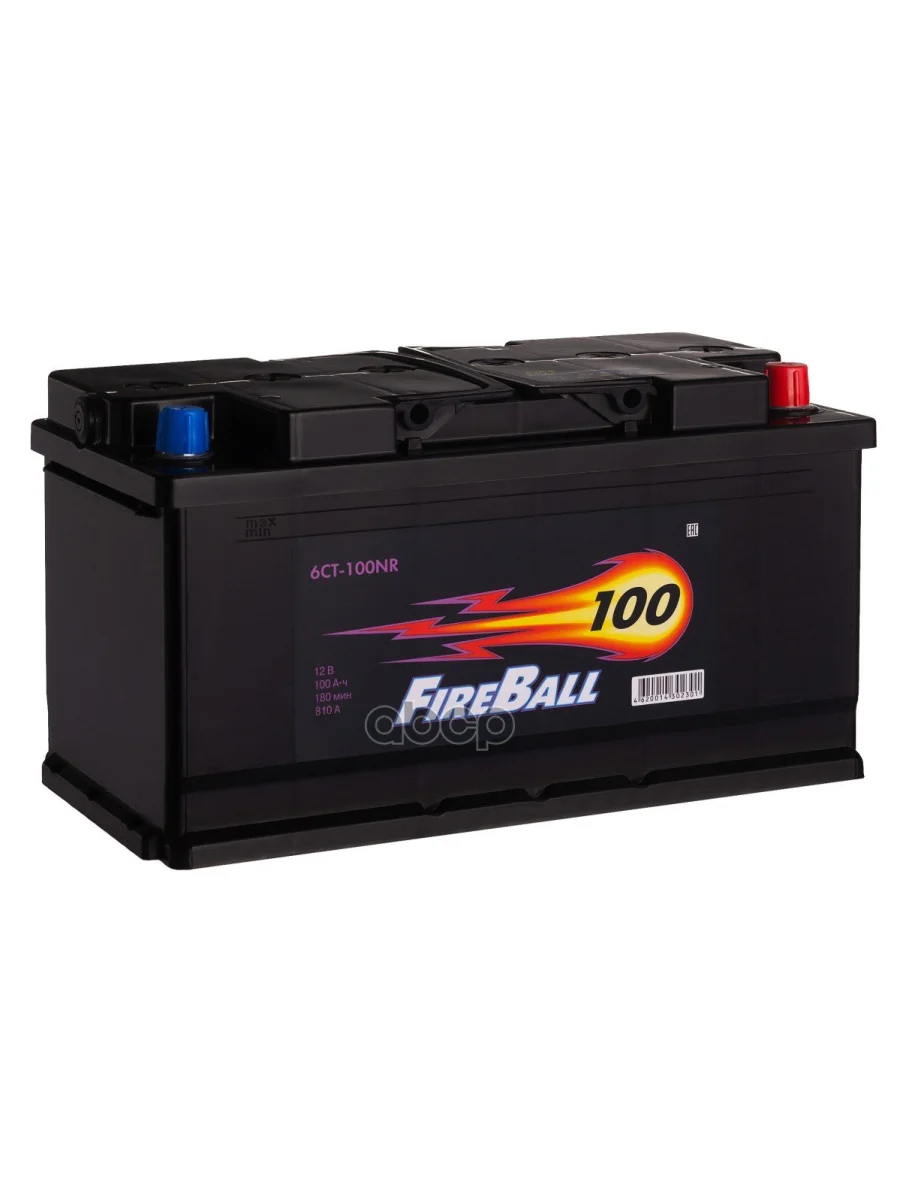 Аккумулятор 100 Fire Ball Обратная Полярность FireBall арт. 600 120 020  в Самаре Самарской области