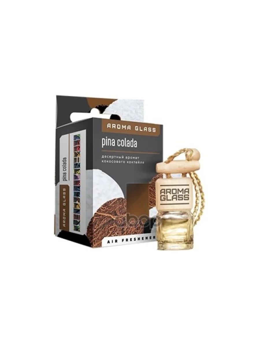 Ароматизатор Подвесной Бутылочка Fouette Aroma Glass Пинаколада Fouette арт. AG-06  в Керчи Республика Крым