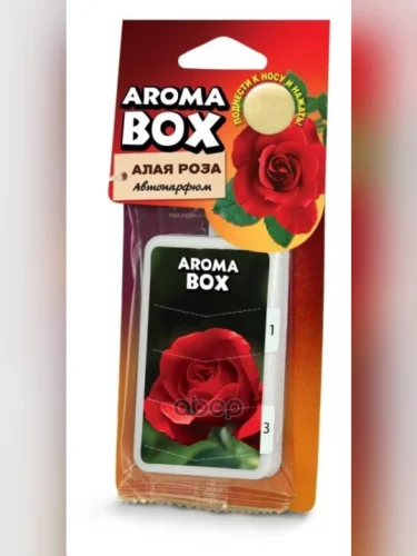 Ароматизатор Подвесной Бокс Fouette Aroma Box Алая Роза (B-6) Fouette арт. B-6