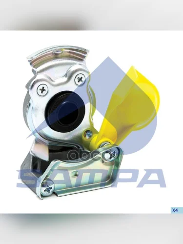 Головка Соединительная С Клапаном Желтая М22х1,5 SAMPA арт. 095.004-01