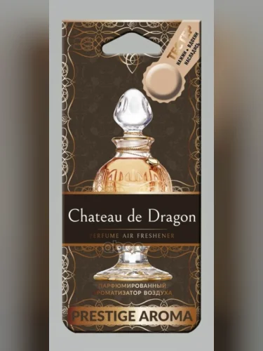 Ароматизатор Подвесной Картон Fouette Prestige Aroma Парфюмированный Chateau De Dragon (Pa-2) Fouette арт. PA-2
