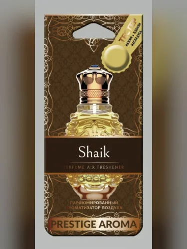 Ароматизатор Подвесной Картон Fouette Prestige Aroma Парфюмированный Shaik (Pa-4) Fouette арт. PA-4