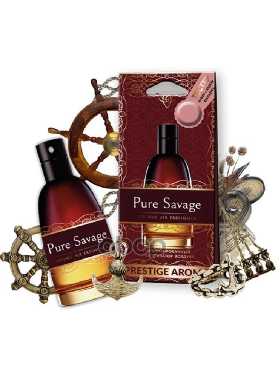 Ароматизатор Подвесной Картон Fouette Prestige Aroma Парфюмированный Pure Savage (Pa-5) Fouette арт. PA-5  в Самаре Самарской области