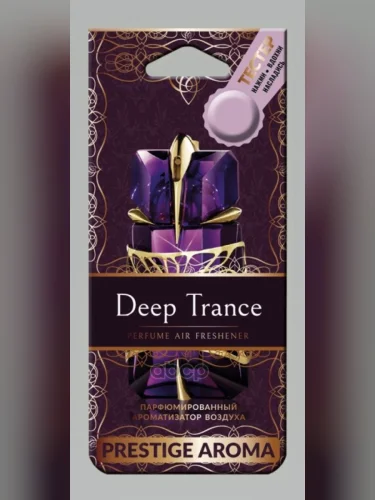 Ароматизатор Подвесной Картон Fouette Prestige Aroma Парфюмированный Deep Trance (Pa-6) Fouette арт. PA-6