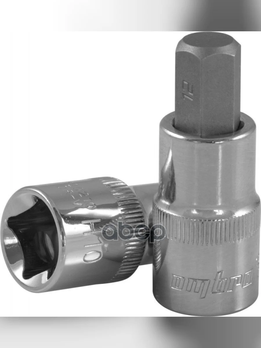 Головка Торцевая Со Вставкой Hex10 (12) L=55 Мм Ombra (120210) OMBRA арт. 120210  в Самаре Самарской области