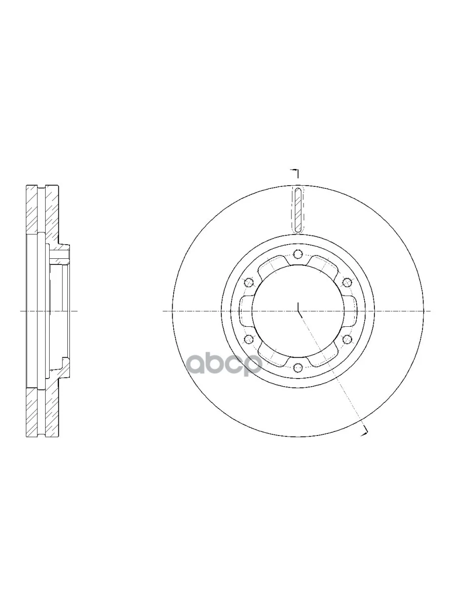 Диск Тормозной Mitsubishi FusoCanter Fe85FecxFec9 Fr G-Brake G-BRAKE арт. GR-32299  в Самаре Самарской области