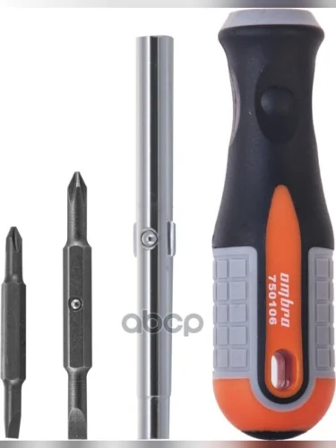 Отвертка Комбинированная Ph1,2-Sl5,6 100 Мм Ombra Серия Round Grip 6В1 OMBRA арт. 750106