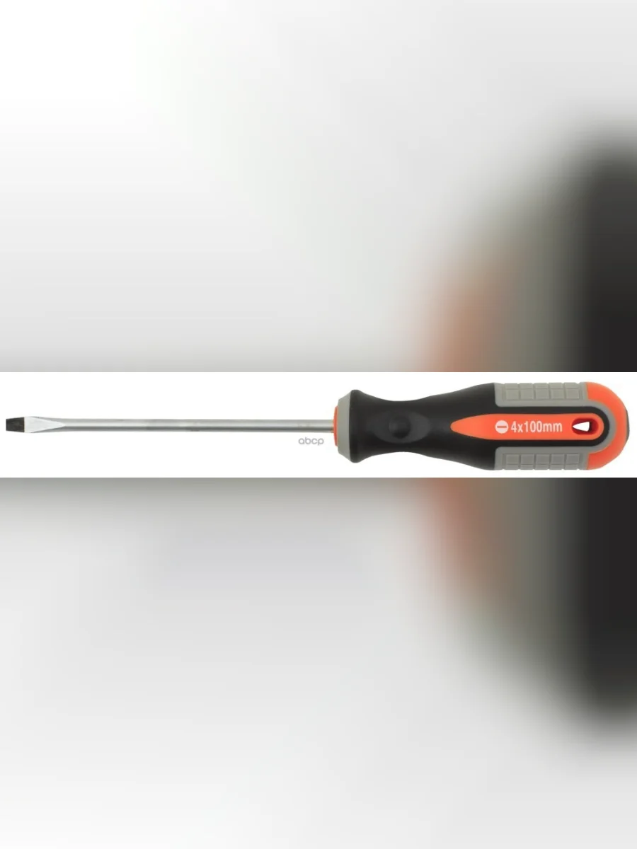 Отвертка Шлицевая Sl4 100 Мм Серия Round Grip Ombra (750410) OMBRA арт. 750410  в Керчи Республика Крым