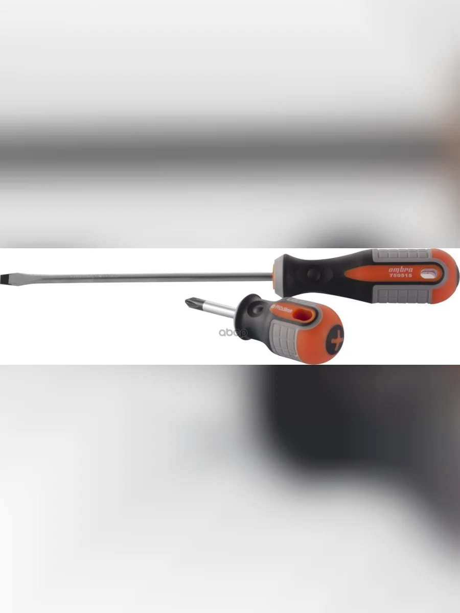 Отвертка Шлицевая Sl6  38 Мм Серия Round Grip Ombra (750638) OMBRA арт. 750638  в Керчи Республика Крым