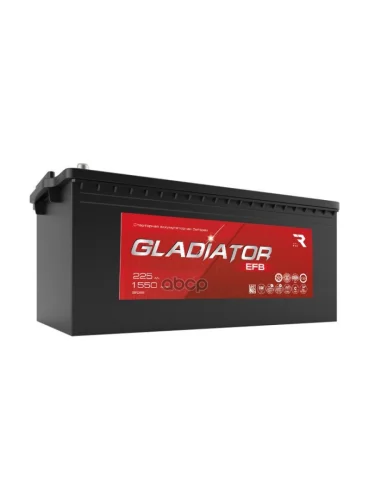 Аккумулятор Gladiator Efb 225 АЧ 1550А GLADIATOR арт. GEF22530