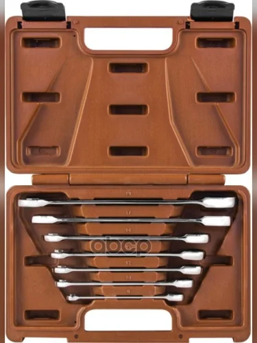 Набор Ключей Комбинированных Трещоточных 7 Пр. 8-19 Мм Ombra (935007) OMBRA арт. 935007