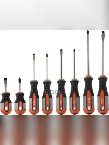 Набор Отверток 8 Предметов Round Grip Ombra (975008) OMBRA арт. 975008
