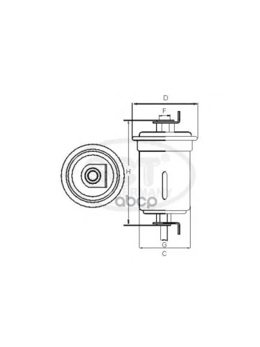Фильтр Топливный Toyota Sct (St 798) SCT арт. ST 798