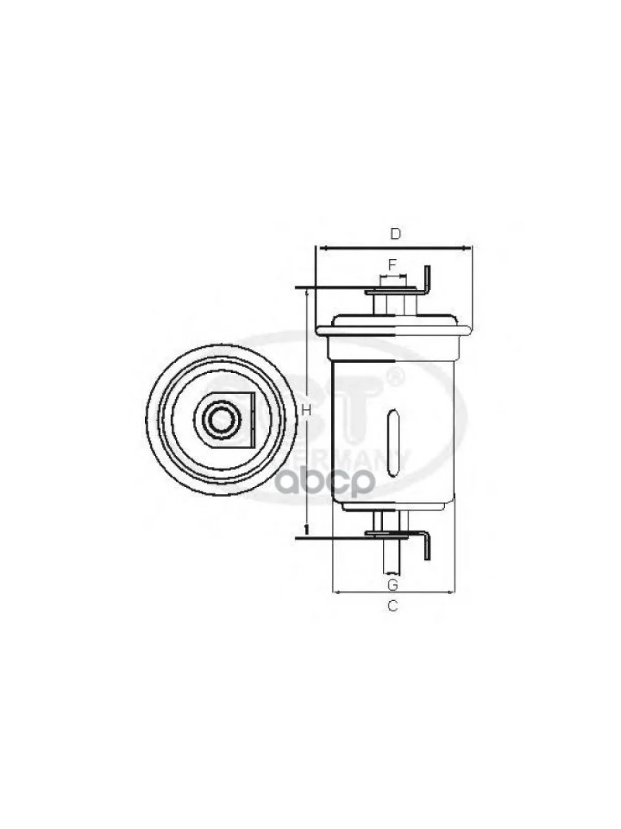 Фильтр Топливный Toyota Sct (St 798) SCT арт. ST 798  в Керчи Республика Крым