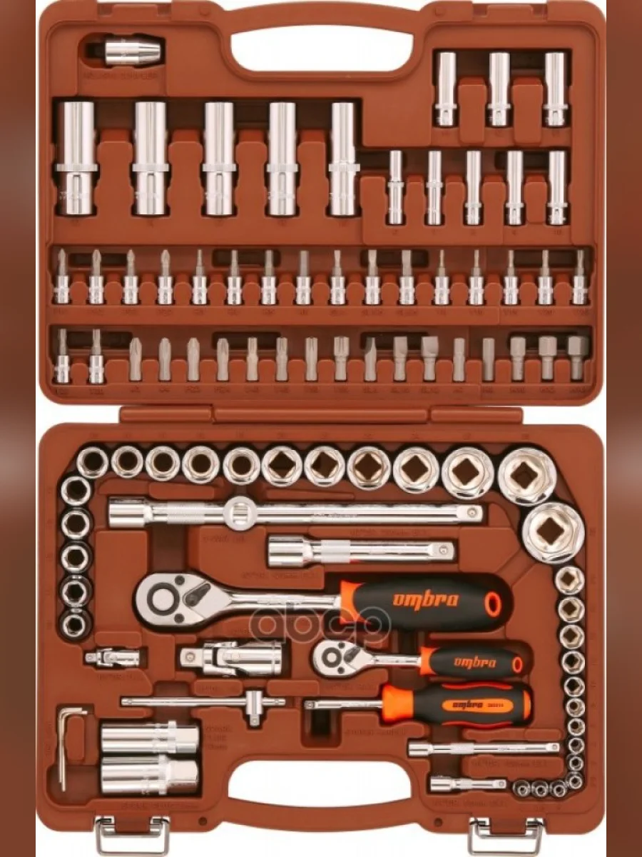 Набор Инструмента  94 Предмета 12``-14`` (4-32Мм, 6 Гран.) Ombra (Omt94s) OMBRA арт. OMT94S  в Керчи Республика Крым