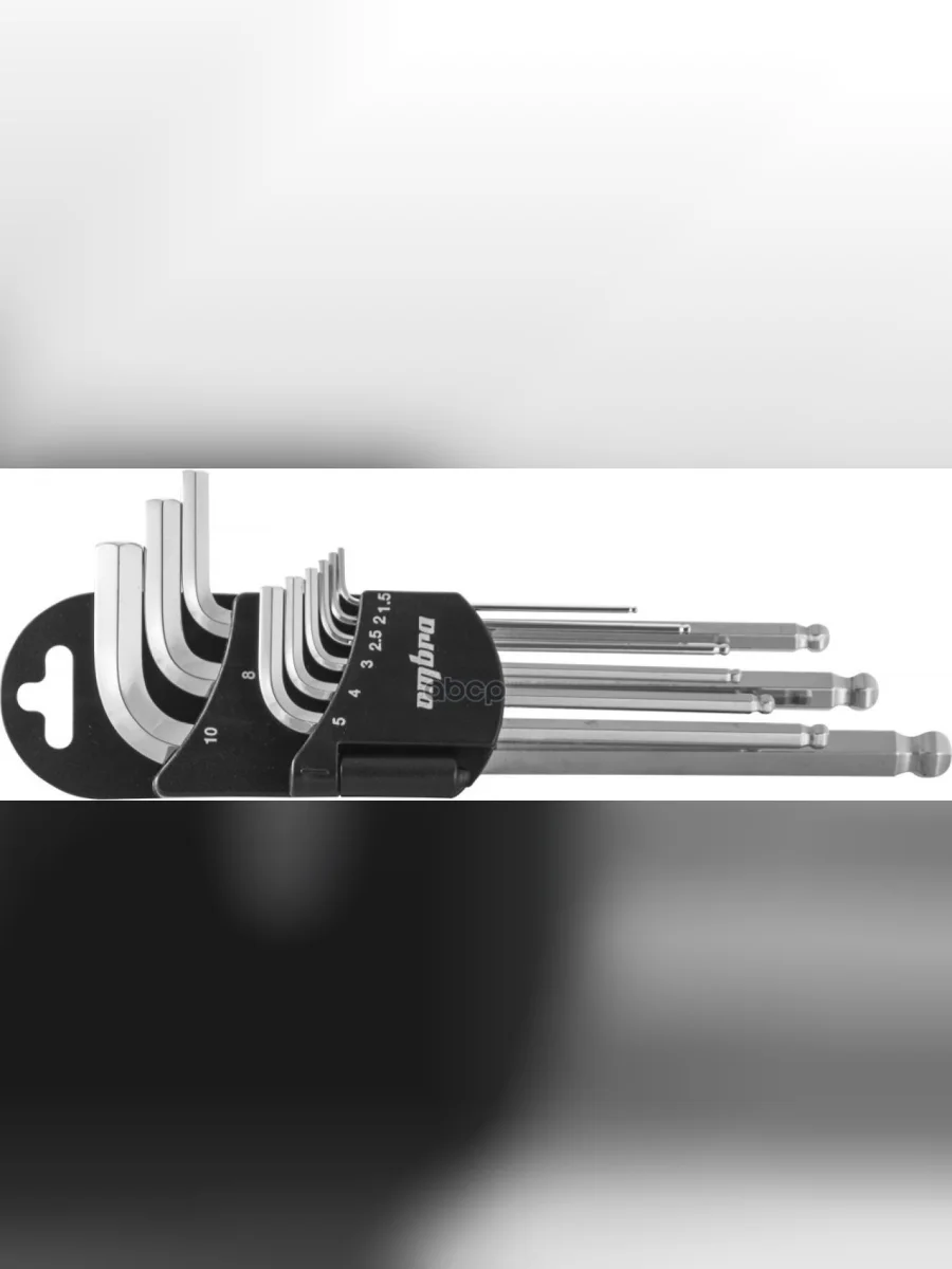 Набор Шестигранников 9 Предметов 1,5-10Мм С Шаром Ombra (Omt9s) OMBRA арт. OMT9S  в Керчи Республика Крым