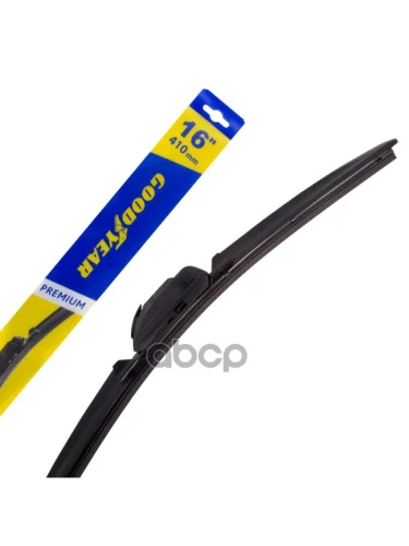 Щетка Стеклоочистителя 410 Мм16 Бескаркасная Goodyear Premium (1 Шт.) 8 Адаптеров GOODYEAR арт. GY000436