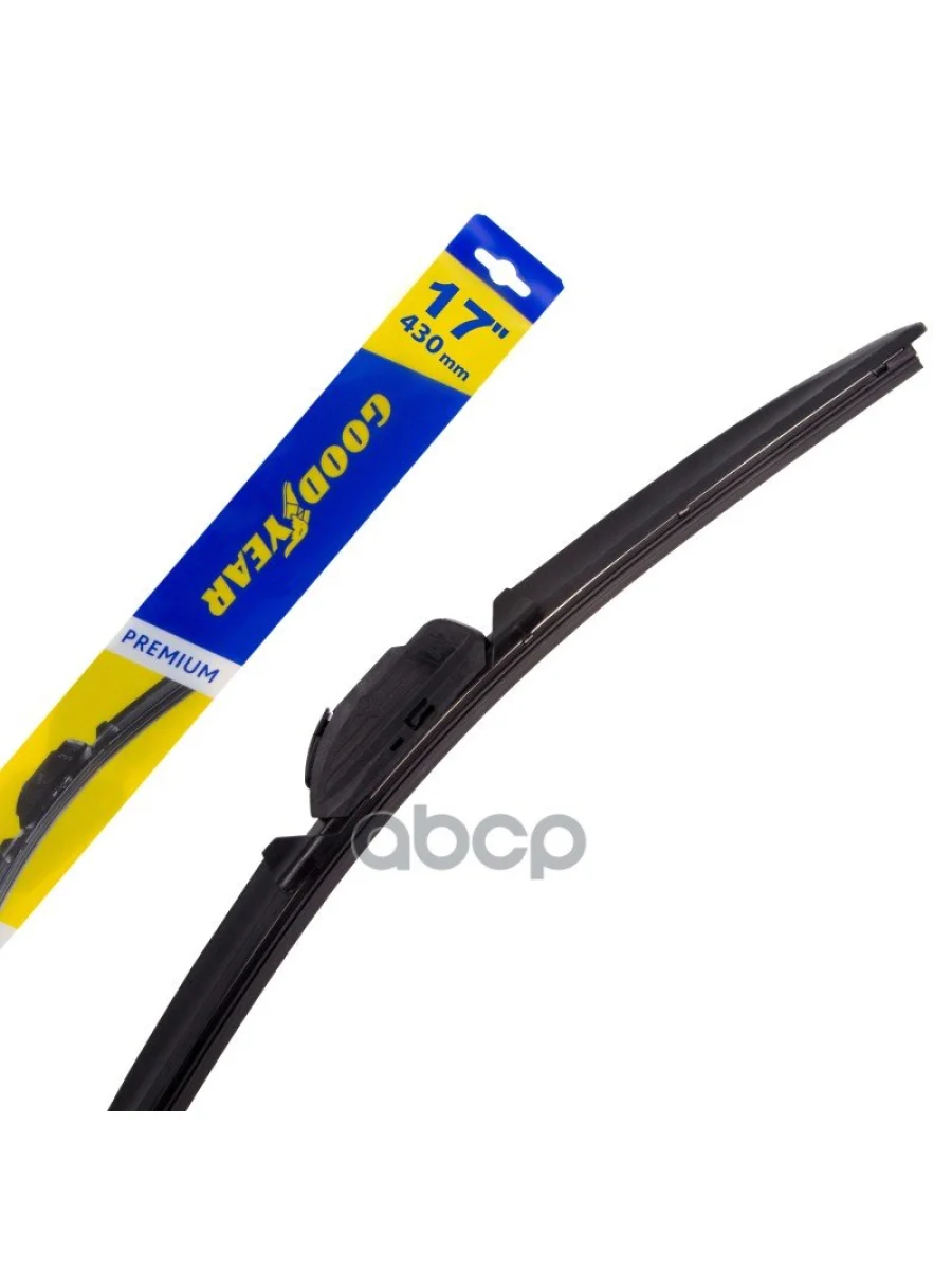 Щетка Стеклоочистителя 430 Мм17 Бескаркасная Goodyear Premium (1 Шт.) 8 Адаптеров GOODYEAR арт. GY000437  в Перми Пермском крае