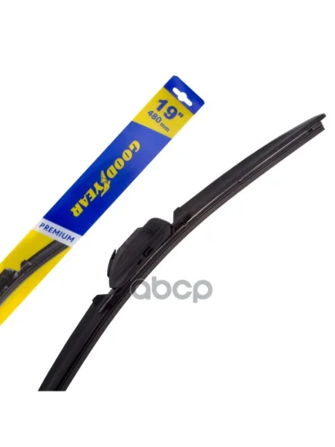 Щетка Стеклоочистителя 480 Мм19 Бескаркасная Goodyear Premium (1 Шт.) 8 Адаптеров GOODYEAR арт. GY000439