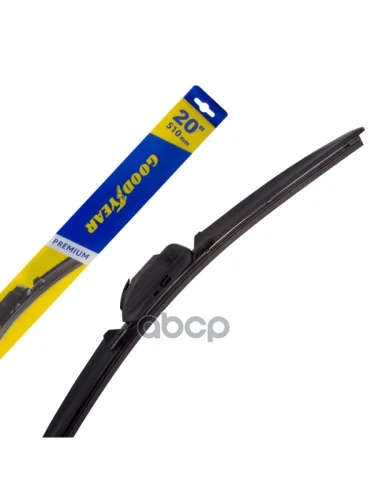 Щетка Стеклоочистителя 510 Мм20 Бескаркасная Goodyear Premium (1 Шт.) 8 Адаптеров GOODYEAR арт. GY000440