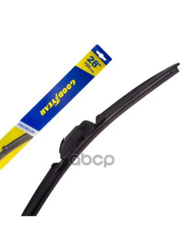 Щетка Стеклоочистителя 700 Мм28 Бескаркасная Goodyear Premium (1 Шт.) 8 Адаптеров GOODYEAR арт. GY000448