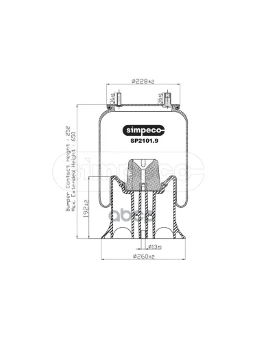 ППодушка 4159Np09 FrueSmb SIMPECO арт. SP21019013