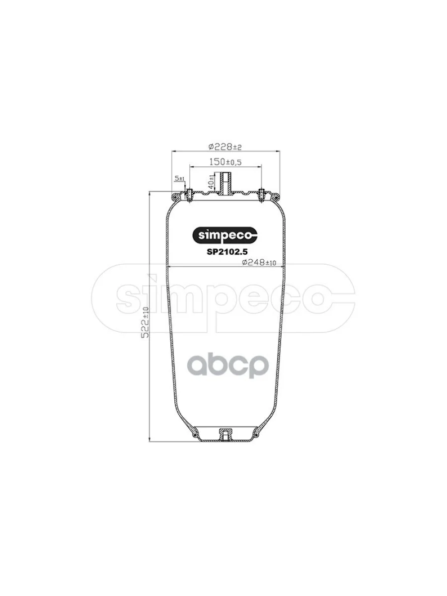 ППодушка Schmitz Без Стакана SIMPECO арт. SP21025010  в Керчи Республика Крым