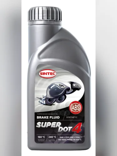 Жидкость Тормозная Sintec Super Dot-4 (455 Гр.) (990244) SINTEC арт. 990244