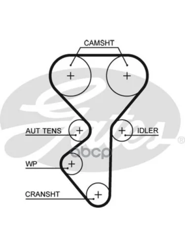 Ремень Грм Ваз 2170 Приора 137*22 Gates 137 Зуб. (Усил.) (5631Xs) (21126-1006040-00) Gates арт. 5631XS