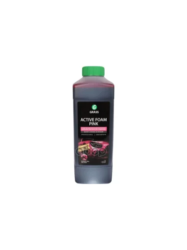 Автошампунь Grass Active Foam Pink Для Бесконтактной Мойки Упаковка 12Шт Концентрат ( 1 Кг) Розо GraSS арт. 113120