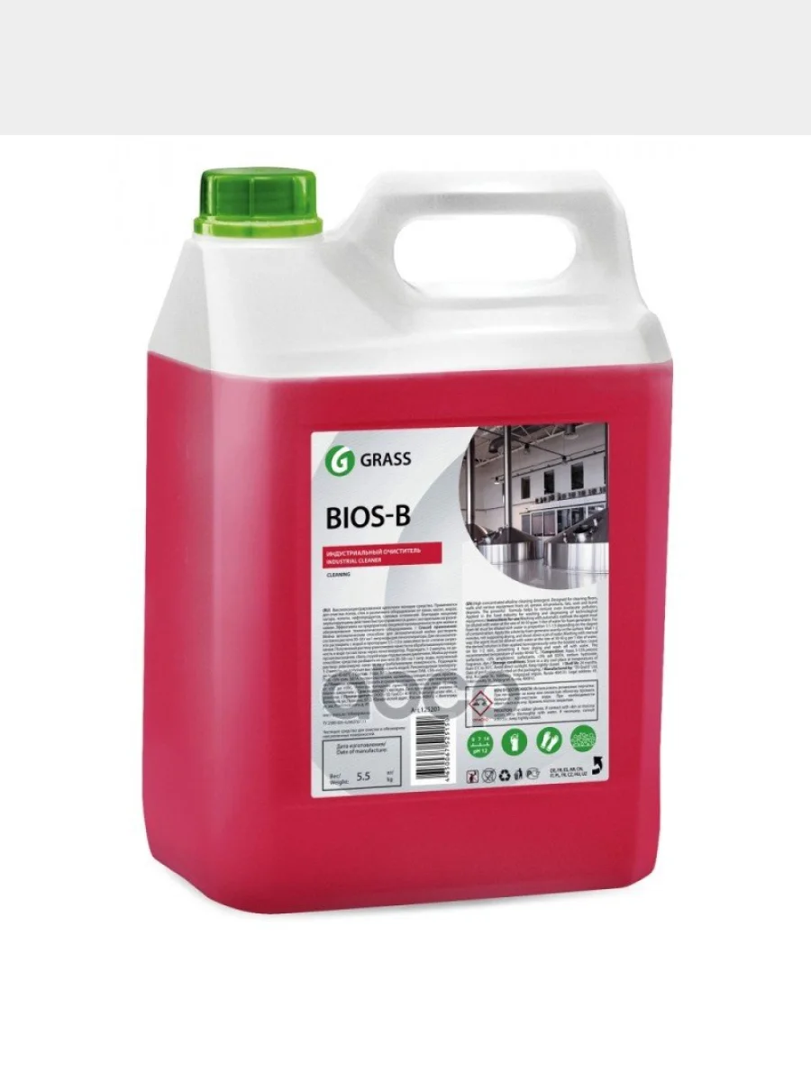 Средство Для Чистки Различных Поверхностей Grass Bios B Professional (5,5 Кг) Щелочь, Канистра (12 GraSS арт. 125201  в Керчи Республика Крым