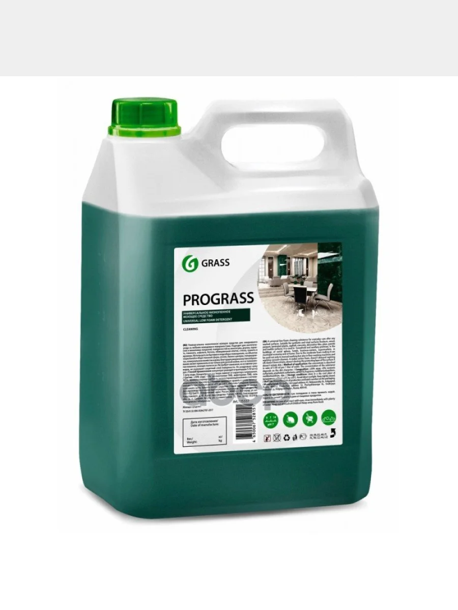 Средство Для Мытья Пола Grass Prograss (5 Кг.) Низкопенное, Универсальное, Бытовое (125337) GraSS арт. 125337  в Керчи Республика Крым