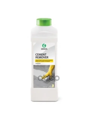 Средство Для Чистки После Ремонта Grass Cement Remover Professional (1 Л) Кислотное, Растворяет Це GraSS арт. 125441