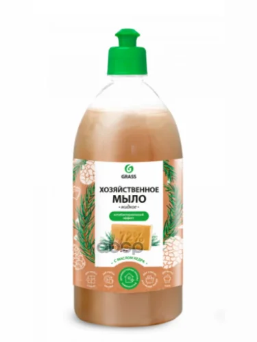 Мыло Жидкое Хозяйственное Grass ( 1 Л.) С Маслом Кедра, Флакон С Дозатором (125549) GraSS арт. 125549