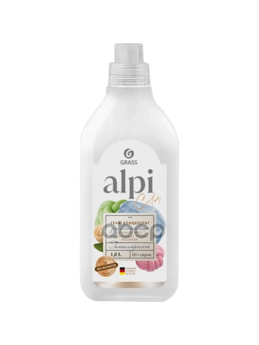 Средство Для Стирки Grass Alpi Color Gel ( 1,8 Л) Для Цветных Вещей, Гель-Концентрат (125734) GraSS арт. 125734  в Керчи Республика Крым