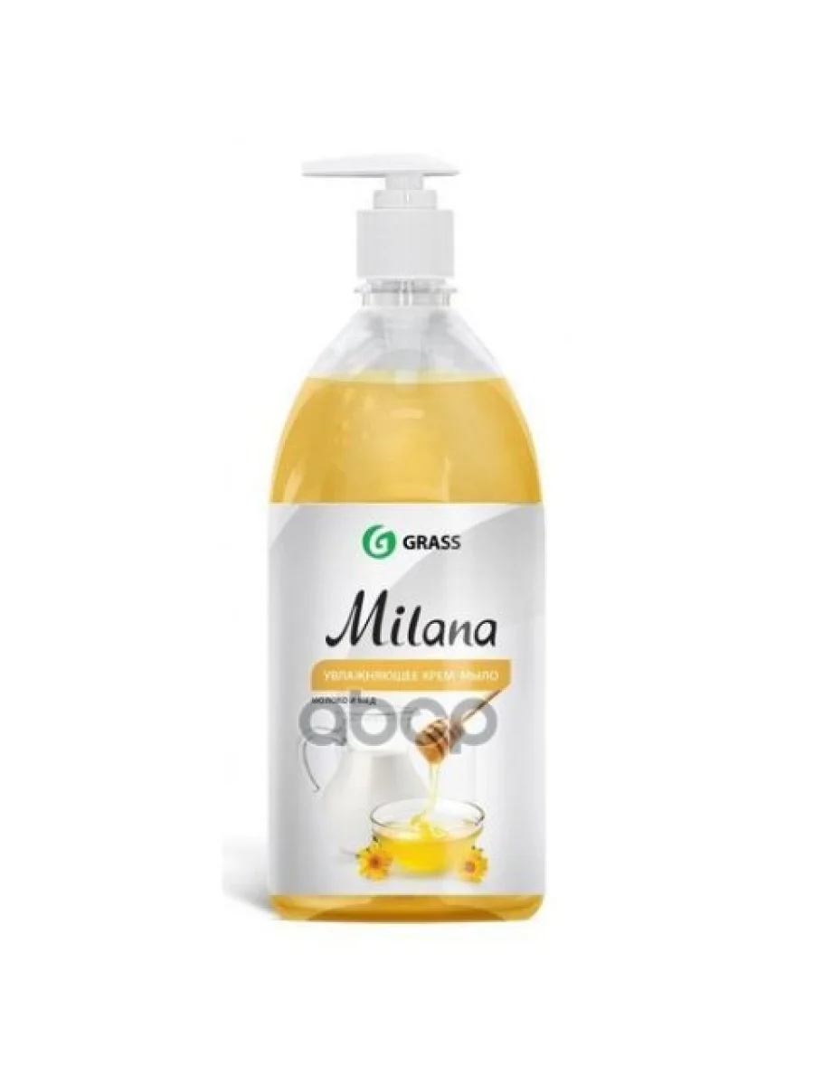 Мыло Жидкое Крем Grass Milana Молоко И Мед (1 Л.) С Дозатором (126101) GraSS арт. 126101  в Керчи Республика Крым