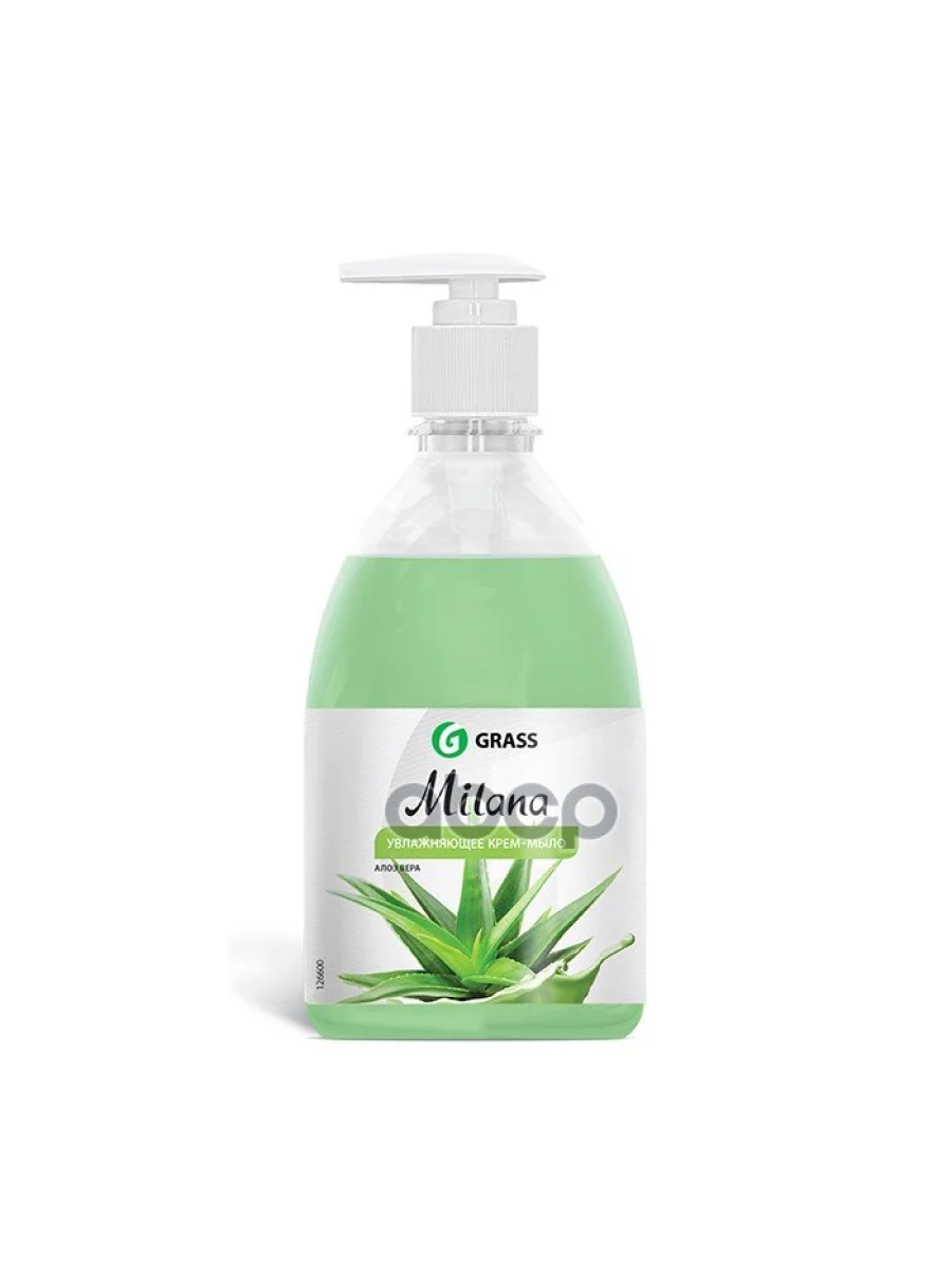 Мыло Жидкое Крем Grass Milana Алоэ Вера (0,5 Л.) С Дозатором (126600) GraSS арт. 126600  в Перми Пермском крае