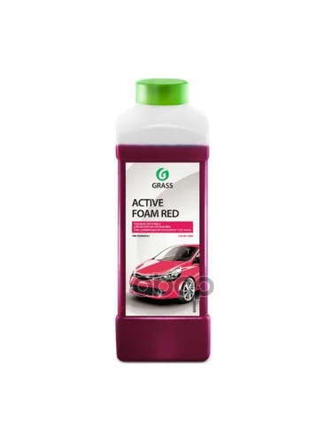 Автошампунь Grass Active Foam Red Для Бесконтактной Мойки Концентрат  (1 Кг) (80001) GraSS арт. 800001