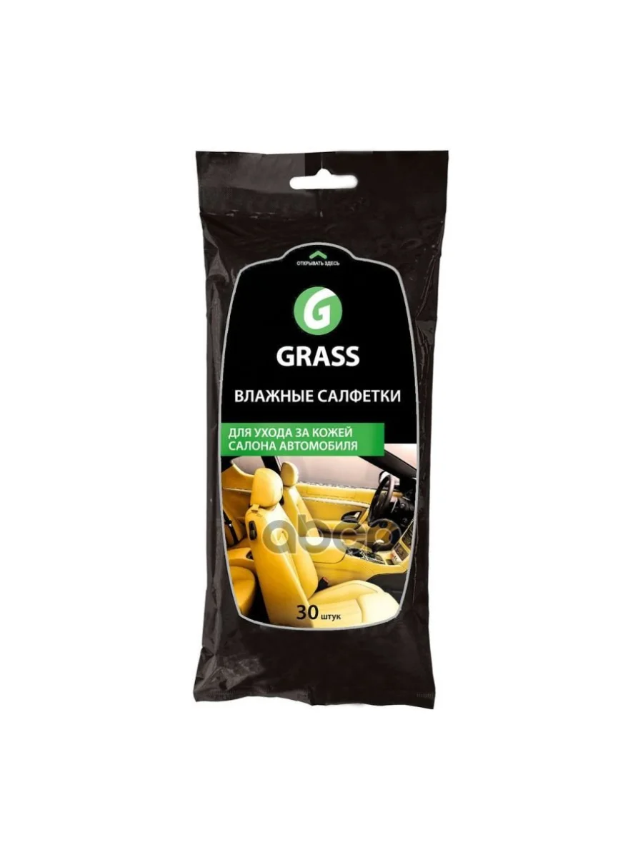 Салфетки Влажные Grass Для Кож. Салона (30 Шт) (It-0312) GraSS арт. IT-0312  в Керчи Республика Крым
